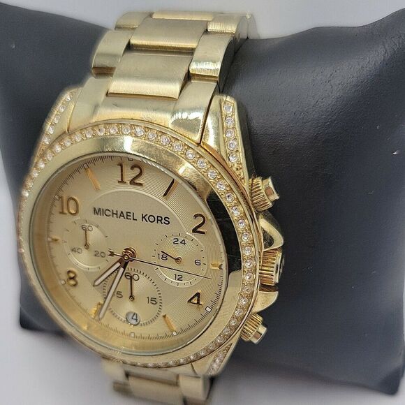 Michael Kors Bradshaw MK5605 Women Stainless Steel Analog Dial Wrist Watch AM697 - Picture 3 of 11